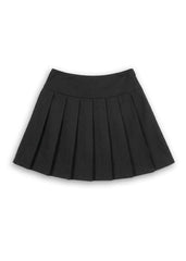 Pleated Mini Skirt With Built-in Shorts
