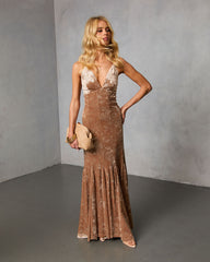 Sloanna Velvet Maxi Dress