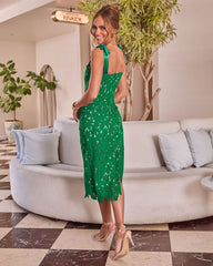Warm Intentions Lace Midi Dress