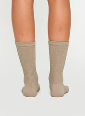 Back Around Socks Oat