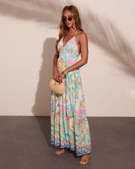 Meadow Market Abstract Maxi Dress