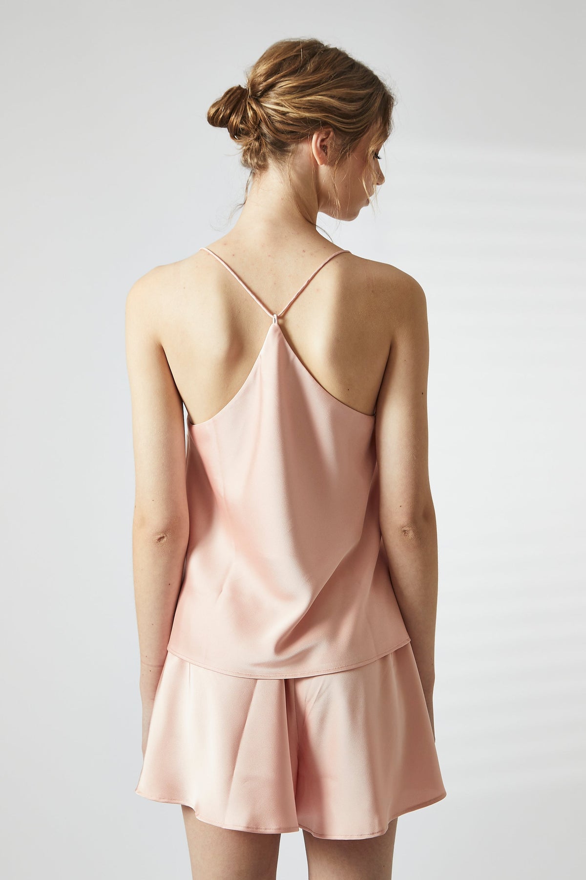 True Decadence Dusty Pink Cami Short Pyjama Set