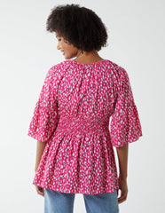 Shirred Bust Top