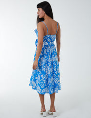 Ruffle Wrap Front Cami Dress