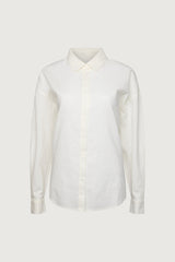 LINEN BLEND BUTTON UP SHIRT