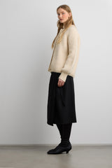 RAGLAN SLEEVE BUTTON FRONT CARDIGAN