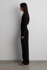 LAYERED EFFECT HALTER CARDIGAN