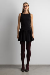 HIGH NECK MINI DRESS