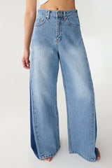DUO TONE WASH STRAIGHT LEG DENIM JEAN