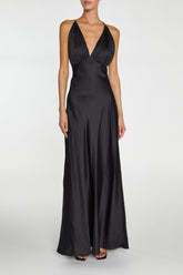 True Decadence Black Marilyn Maxi Dress