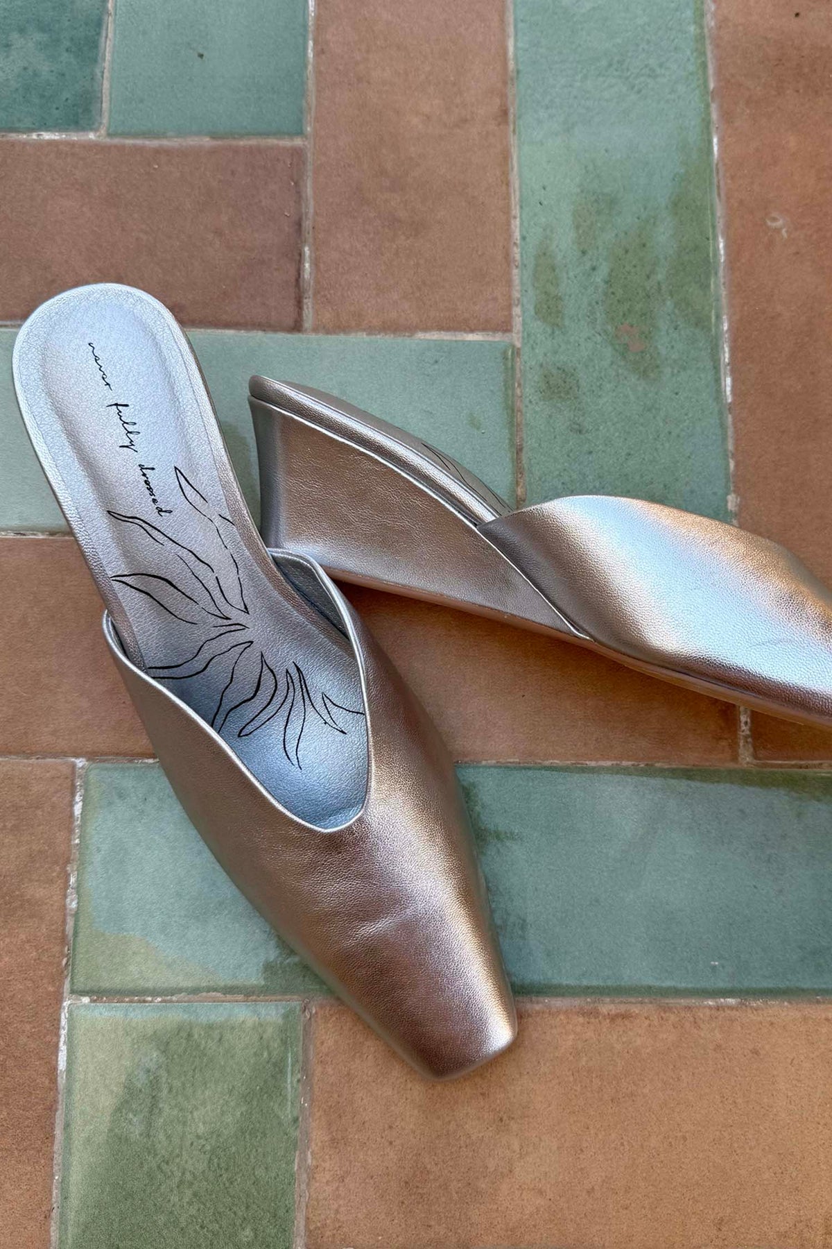 Silver Wedge Mule