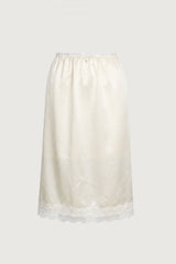 LACE TRIM MIDI SKIRT