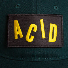 Acid Letter - Canvas Cap - Pine
