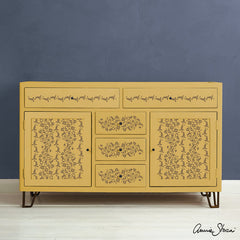 Annie Sloan Stencil - Paisley Floral Garland
