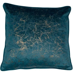 Crackle Teal Cushion
