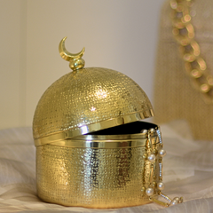 Golden Moon Dome: Textured Finish