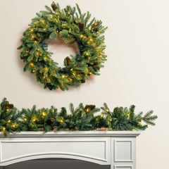 H Potter - Faux Starlit Hollow Wreath