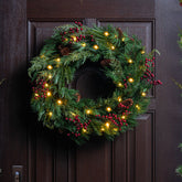 H Potter - Sierra Evergreen Wreath 24" Wreath
