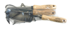 H Potter × DeWit forged garden tools set packaged together with metal hanger for storage and gifting