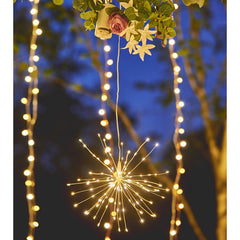 H Potter Hanging Starlight Light – 120 LED Indoor & Outdoor Décor