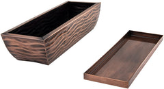 H Potter Long Rectangular Planter Flower Pot Indoor Outdoor Window Box