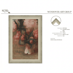 H Potter Stormlight and Peonies Canvas Wall Art