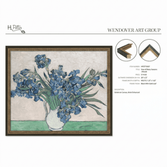 H Potter Vase of Many Seasons Canvas Wall Art