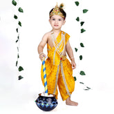 Krishna Dress for Baby Boy Kids Set of 10 Little Krishna Ji Kanha Janmasthmi Costume for Kids
