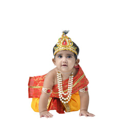 Krishna Dress for Baby Boy Kids Set of 10 Little Krishna Ji Kanha Janmasthmi Costume for Kids