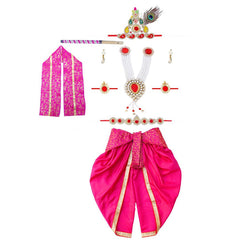 Krishna Dress for Baby Boy Kids Set of 10 Little Krishna Ji Kanha Janmasthmi Costume for Kids