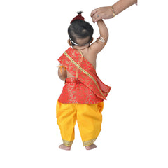 Krishna Dress for Baby Boy Kids Set of 10 Little Krishna Ji Kanha Janmasthmi Costume for Kids