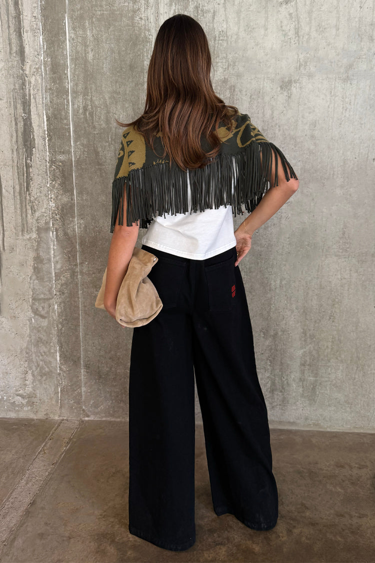 Olive Amara Knit Cape
