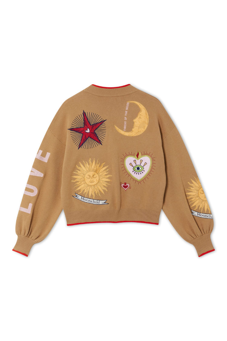 Camel Mystical Cardigan