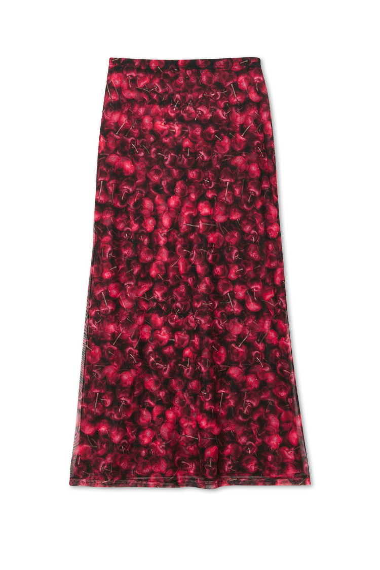 Cherry Mesh Dorris Skirt