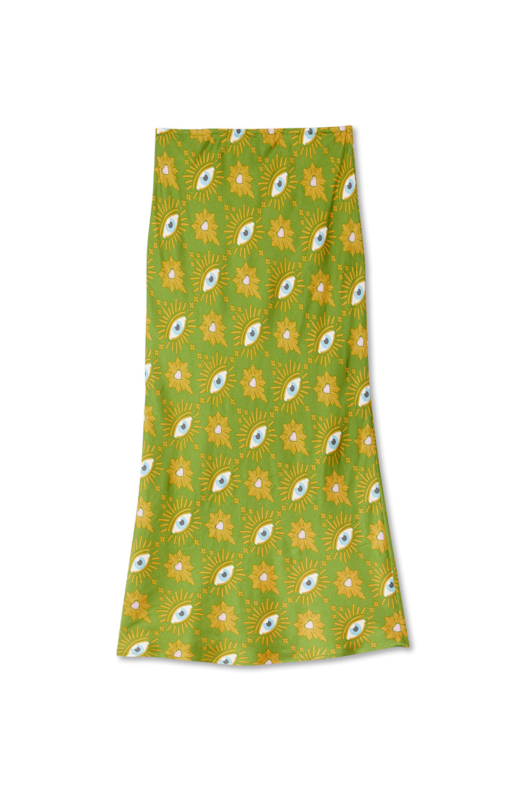 Khaki Eye Dorris Skirt