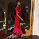 Red and Pink Katie Dress