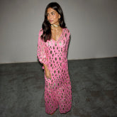 Pink Jacquard Harmony Dress Petite