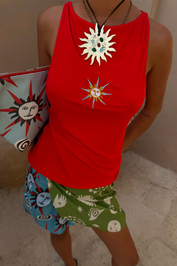 Sun Twisted Strap Tank
