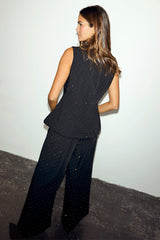 Black Hotfix Marnie Trousers