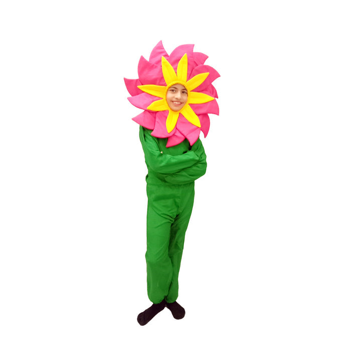 Pink Flower Dress - Kids Fancy Costume (IMC593)