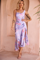 Sonora Midi Dress - Purple
