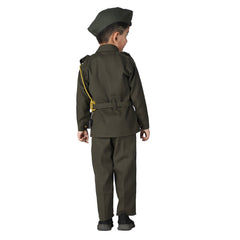 Subhash Chandra Bose Costume Dress for Boys Kids Freedom Fighter&National Hero Kids Fancy Dress Costume