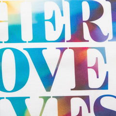 Where Love Lives Front Print - Tshirt - White