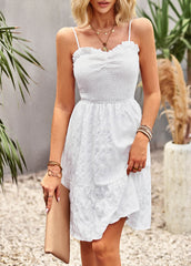 CATRINE SINGLET MINI DRESS - WHITE