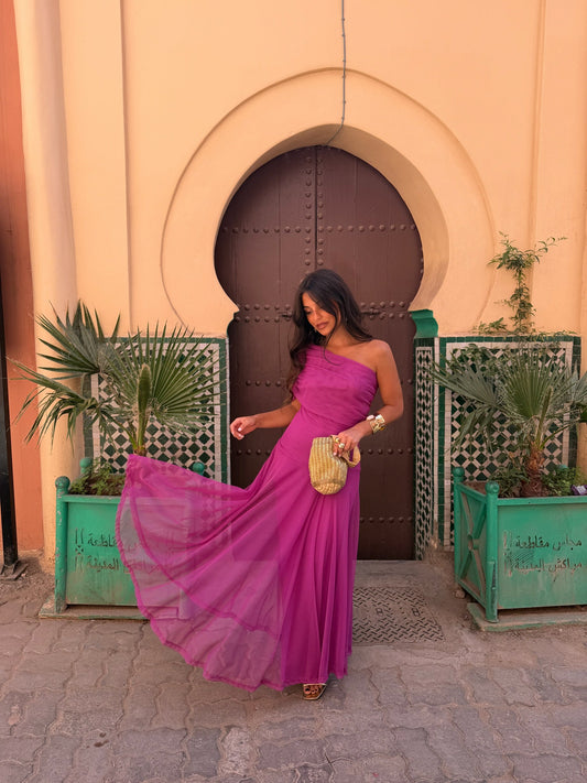 Toledo Dress in Fuxia - Shipping 27/04 to 30/04