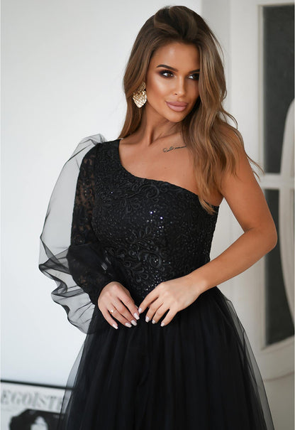 LBD Exclusive Black Blair Prom Dress