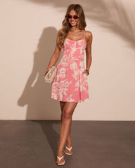 Sunlit Devotion Floral Mini Dress
