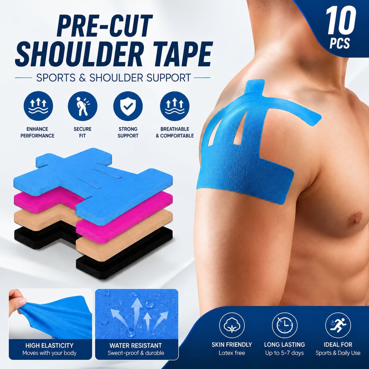 🔥 Last Day 49% OFF🔥Kinesiology Reduce Shoulder Pain & Knee Tape