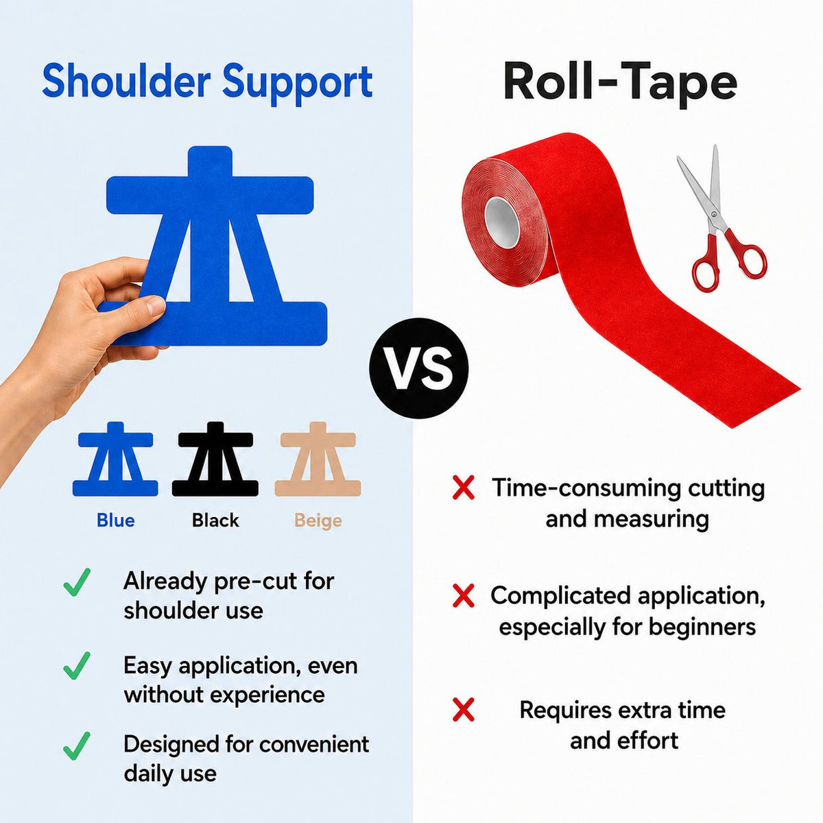 🔥 Last Day 49% OFF🔥Kinesiology Reduce Shoulder Pain & Knee Tape