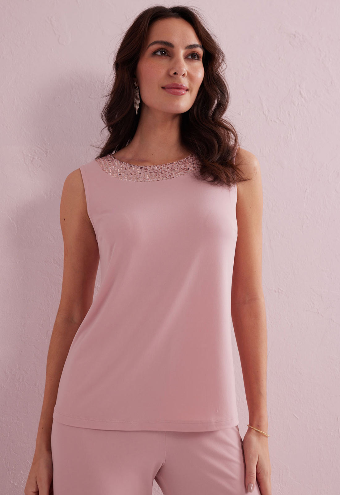 Samantha Jane Pink 3 Piece Trouser Suit